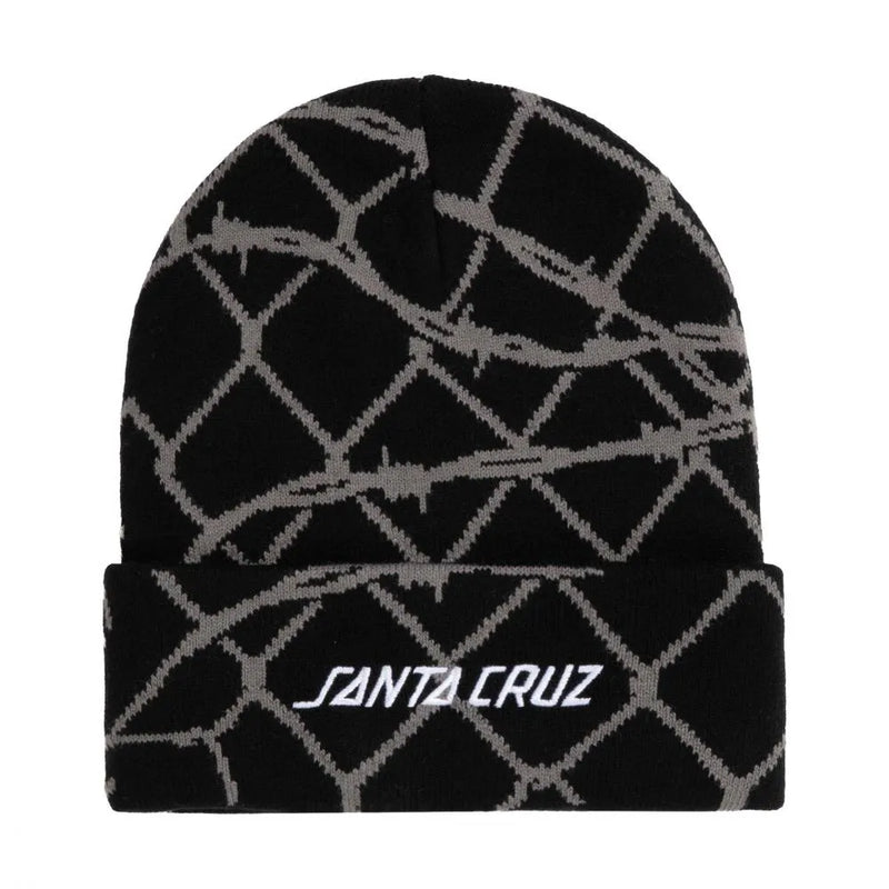 Santa Cruz Spot Chain Beanie-Black | Santa Cruz | - Northshore Newquay - Surf/Skate Shop
