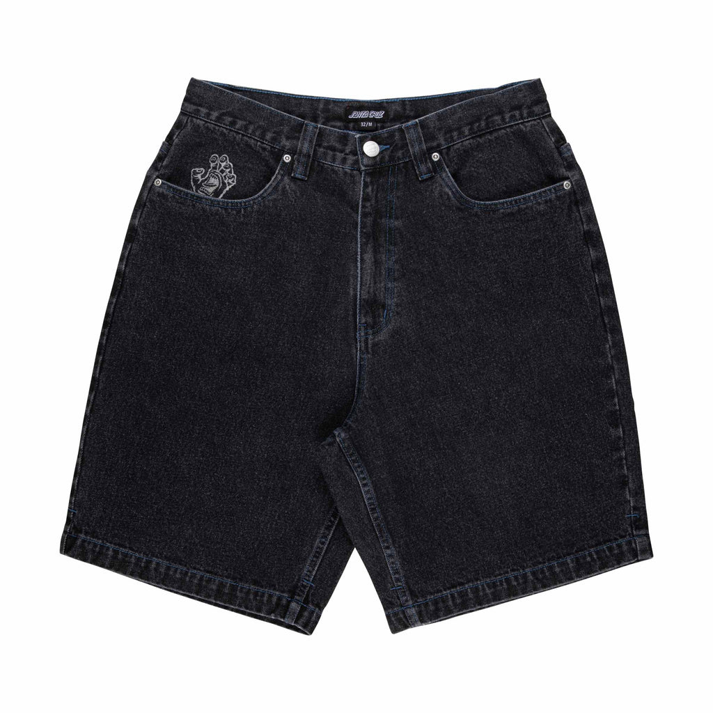Santa Cruz Stamped Big Shorts-Black | Santa Cruz | - Northshore Newquay - Surf/Skate Shop