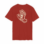 Santa Cruz Stamped Screaming Hand T-Shirt-Ketchup | Santa Cruz | - Northshore Newquay - Surf/Skate Shop