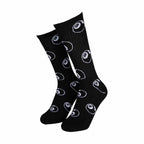 Santa Cruz Winkowski Eight Ball Socks(2 Pack)-White/Black | Santa Cruz | - Northshore Newquay - Surf/Skate Shop
