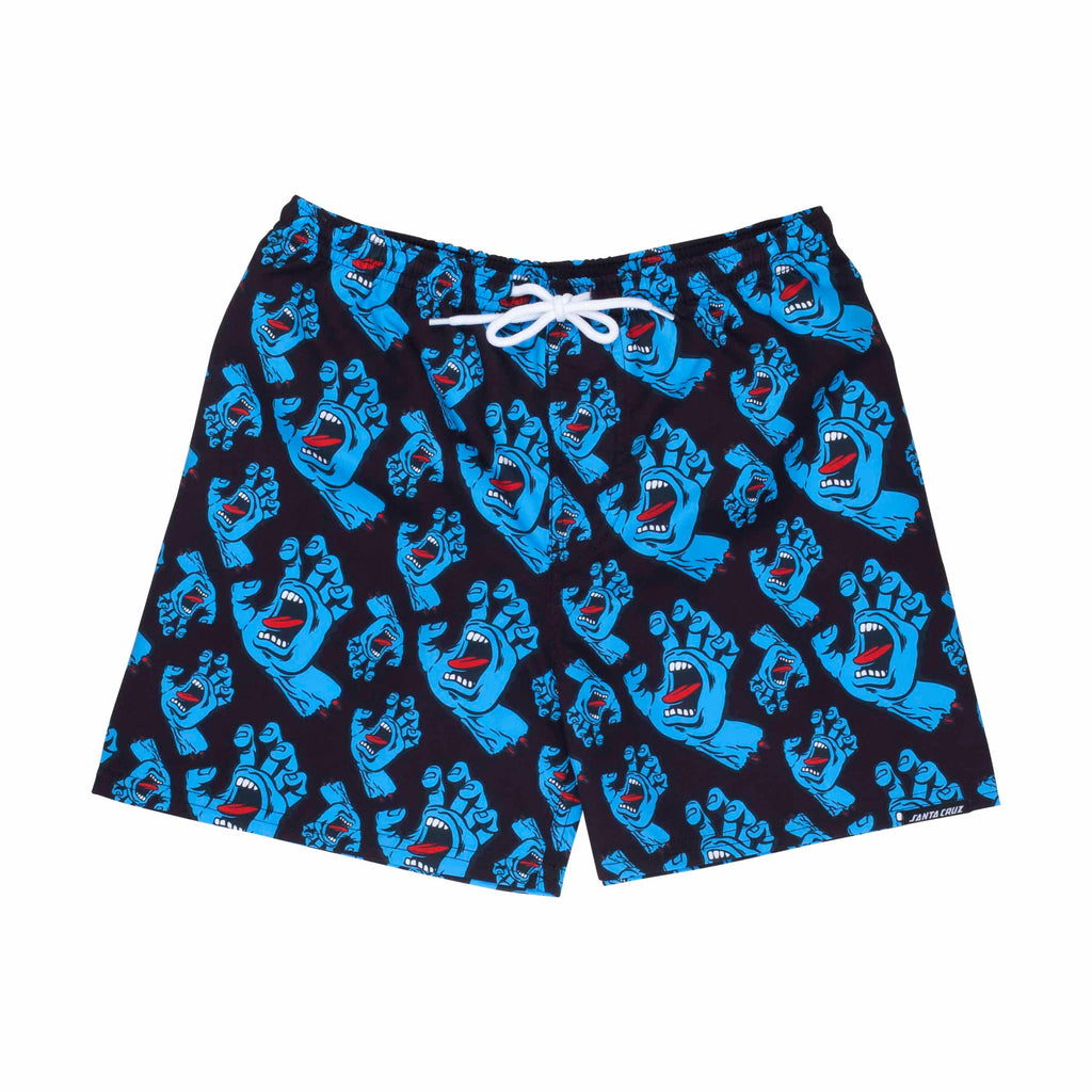 Santa Cruz Youth Hands All Over Swimshort-Black | Santa Cruz | - Northshore Newquay - Surf/Skate Shop