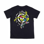 Santa Cruz Youth Rob Smasher T-shirt-Black | Santa Cruz | - Northshore Newquay - Surf/Skate Shop