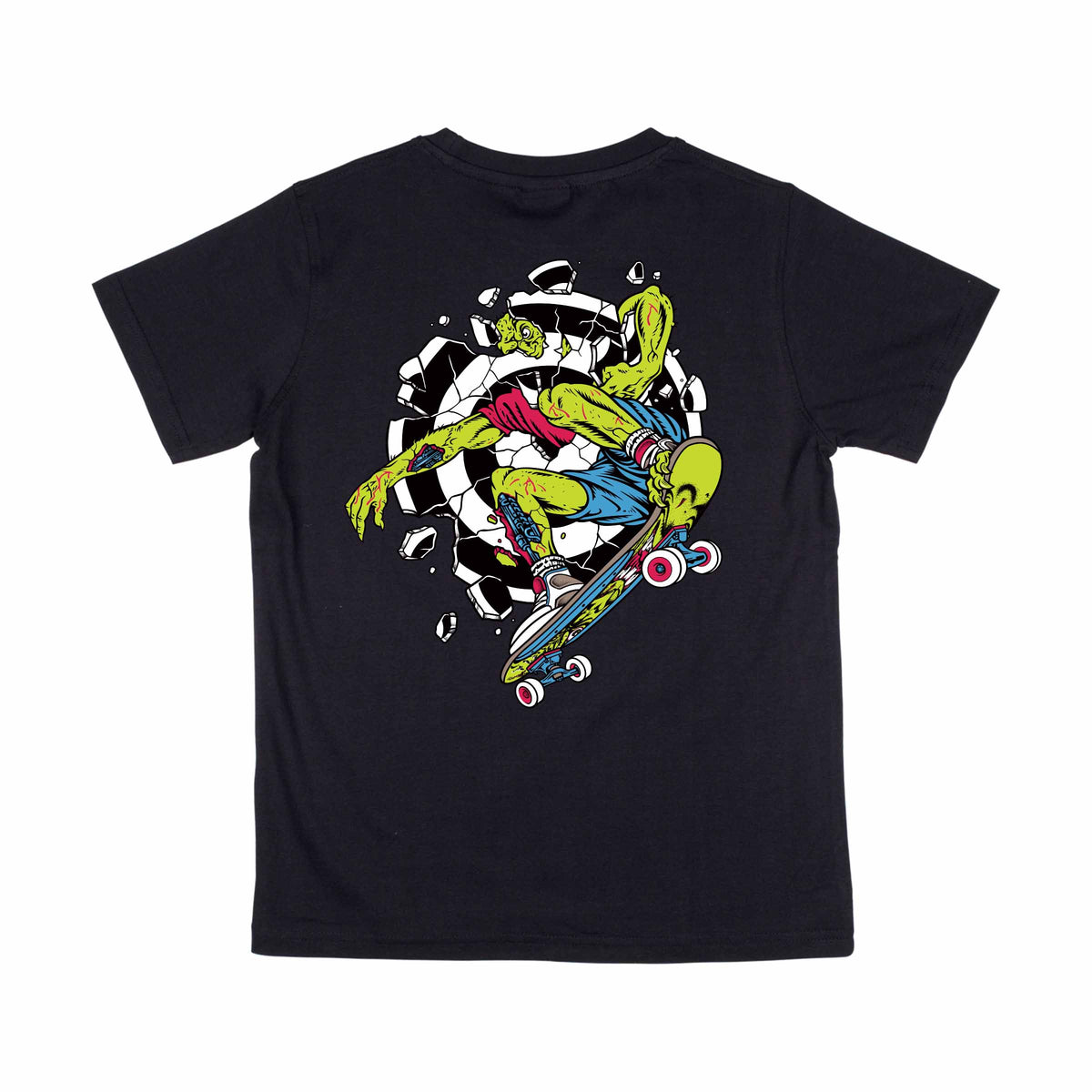 Santa Cruz Youth Rob Smasher T-shirt-Black | Santa Cruz | - Northshore Newquay - Surf/Skate Shop