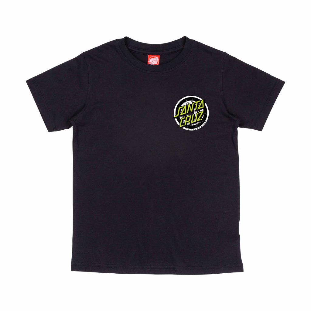 Santa Cruz Youth Rob Smasher T-shirt-Black | Santa Cruz | - Northshore Newquay - Surf/Skate Shop
