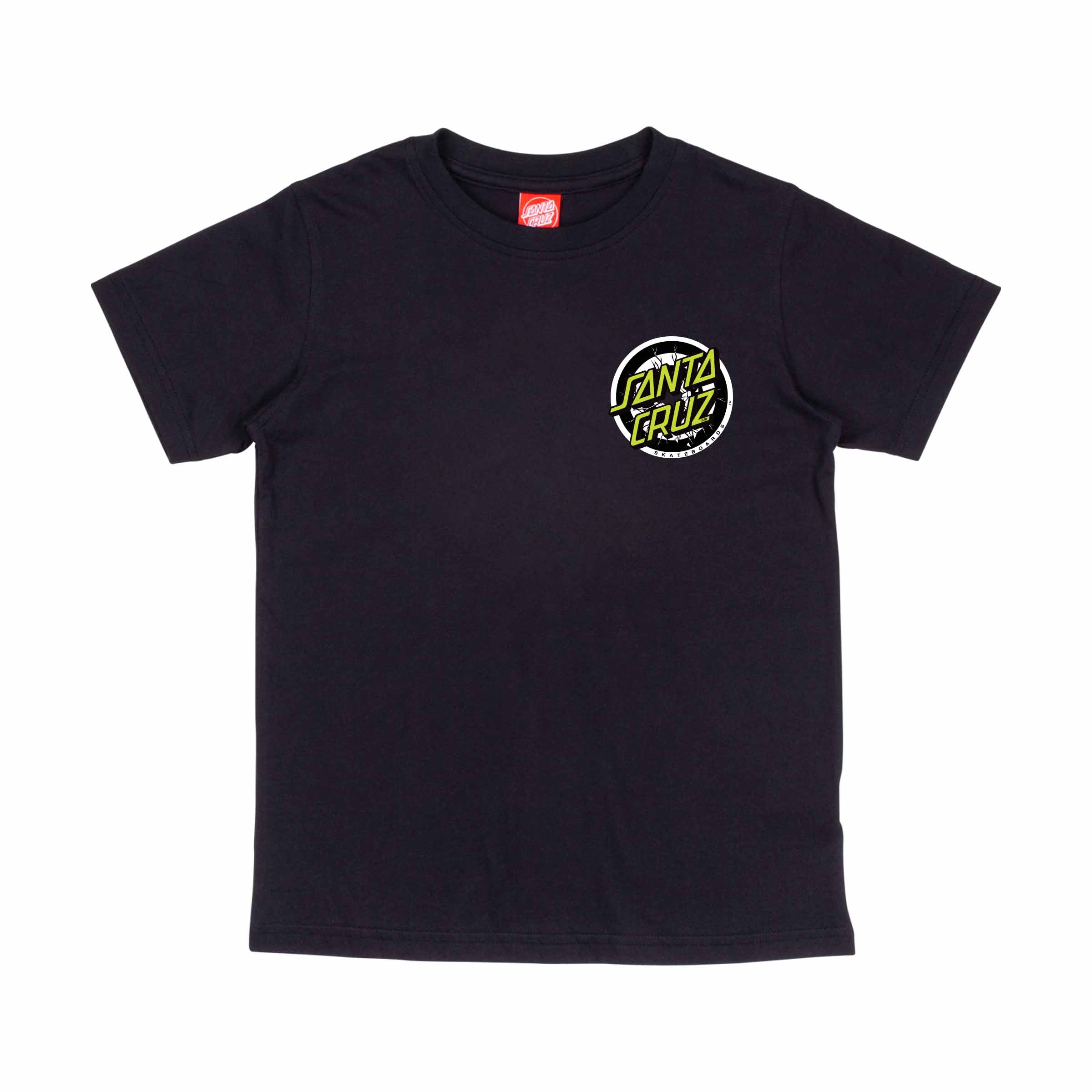 Santa Cruz Youth Rob Smasher T-shirt-Black | Santa Cruz | - Northshore Newquay - Surf/Skate Shop