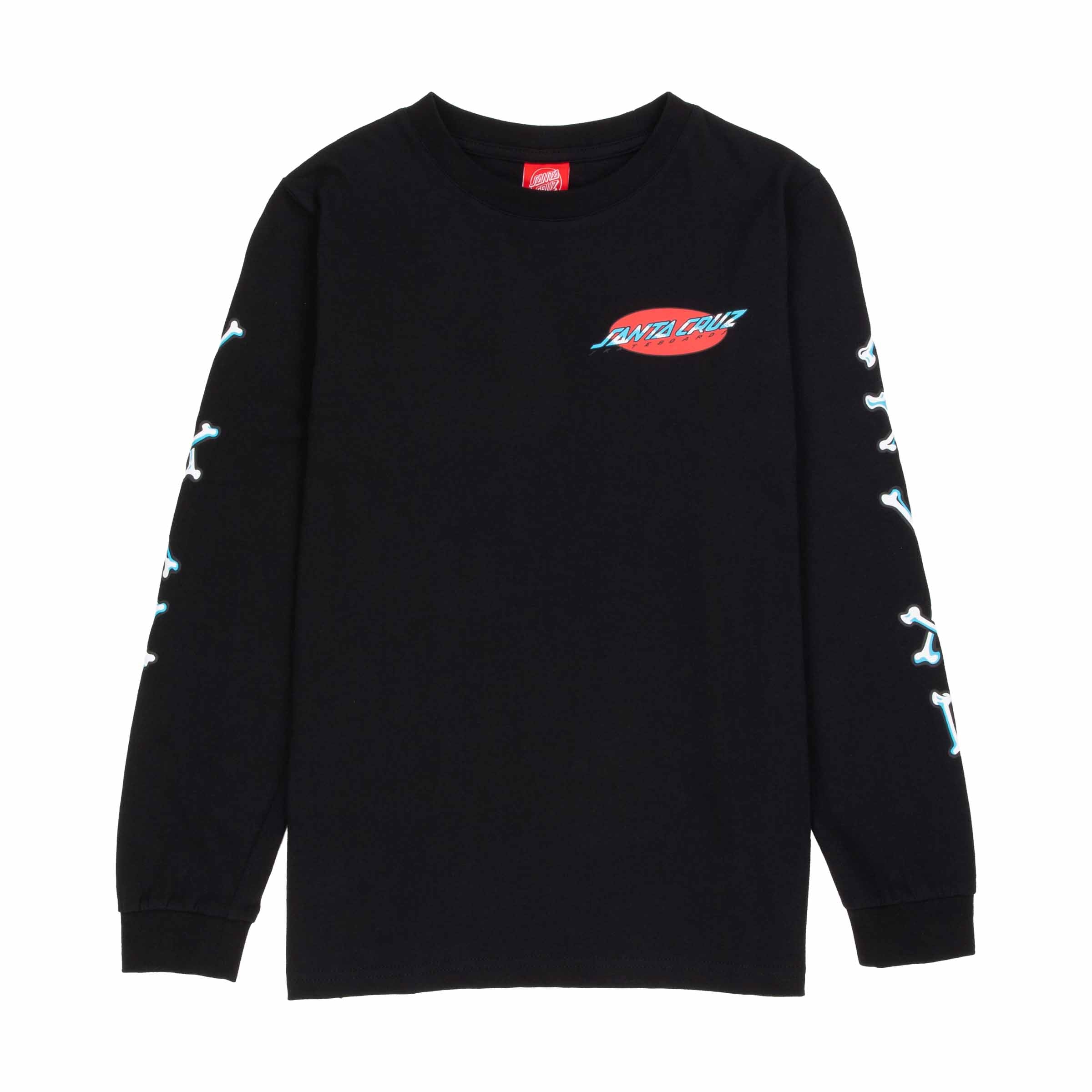 Santa Cruz Youth Salba Voodoo Pit Long Sleeve T-shirt-Black | Santa Cruz | - Northshore Newquay - Surf/Skate Shop