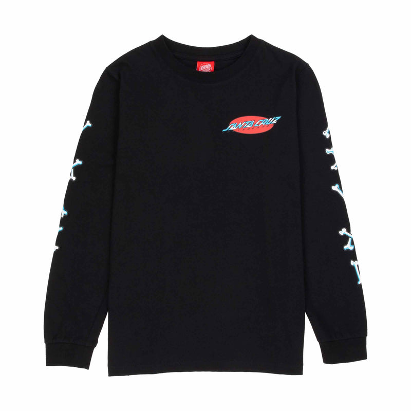 Santa Cruz Youth Salba Voodoo Pit Long Sleeve T-shirt-Black | Santa Cruz | - Northshore Newquay - Surf/Skate Shop