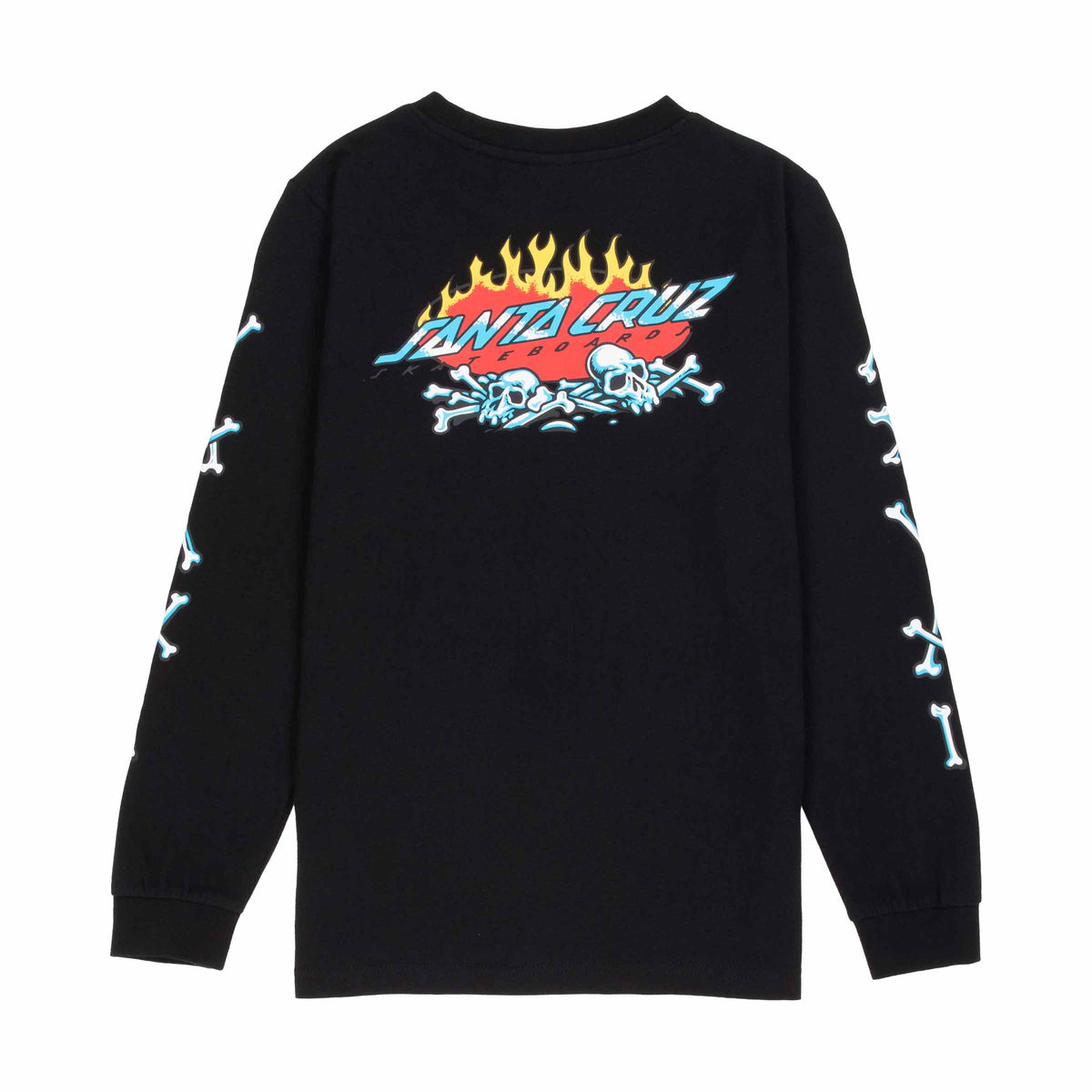 Santa Cruz Youth Salba Voodoo Pit Long Sleeve T-shirt-Black | Santa Cruz | - Northshore Newquay - Surf/Skate Shop