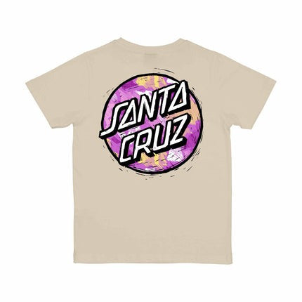 Santa Cruz Youth Stamped Opus Camo T-shirt- Chalk | Santa Cruz | - Northshore Newquay - Surf/Skate Shop
