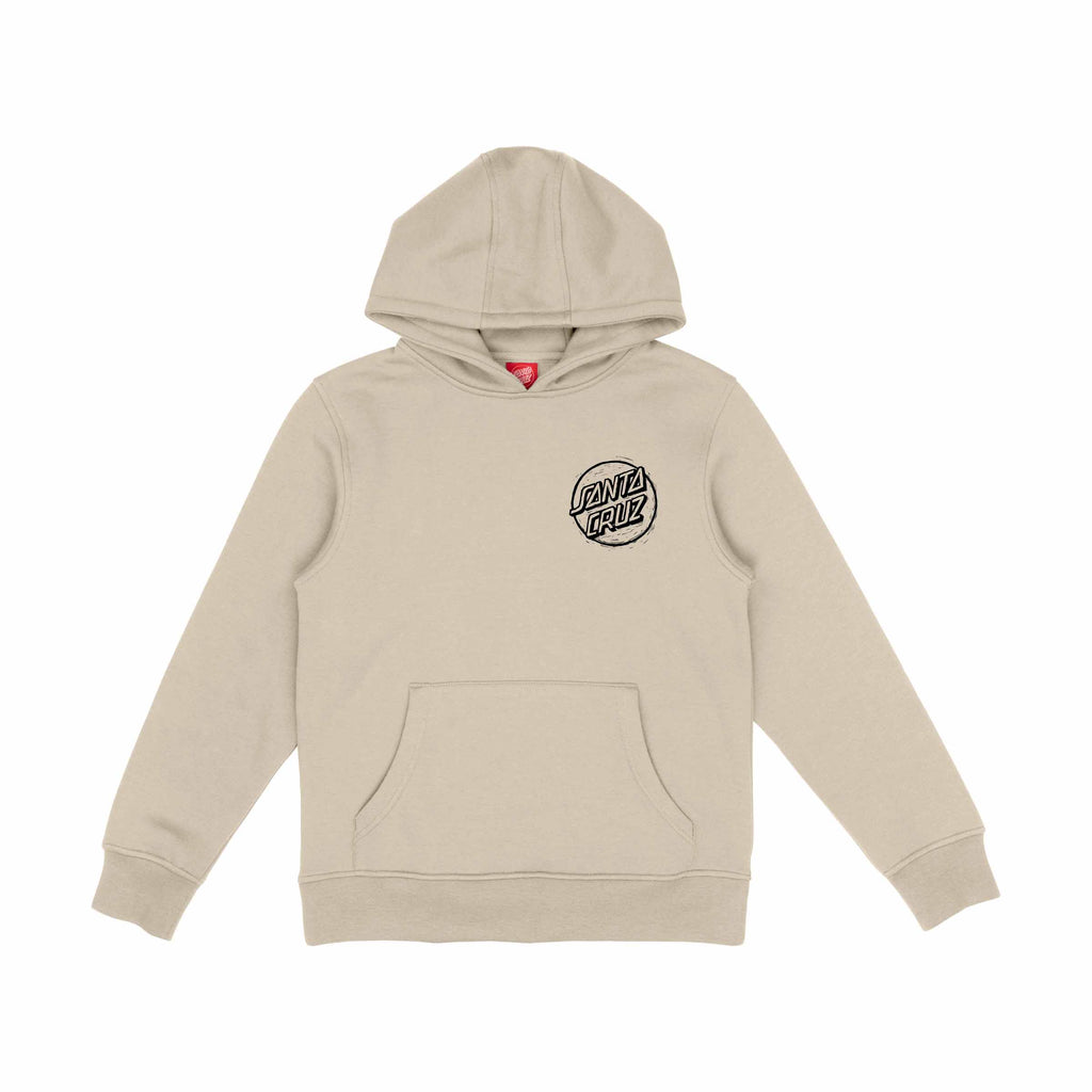 Santa Cruz Youth Stamped Opus Camo Hoody-Chalk | Santa Cruz | - Northshore Newquay - Surf/Skate Shop