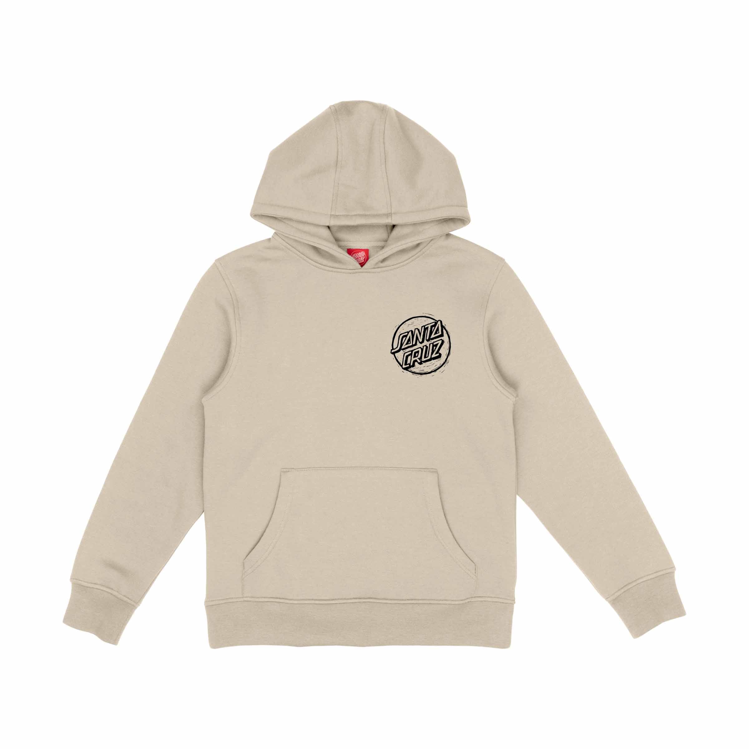 Santa Cruz Youth Stamped Opus Camo Hoody-Chalk | Santa Cruz | - Northshore Newquay - Surf/Skate Shop