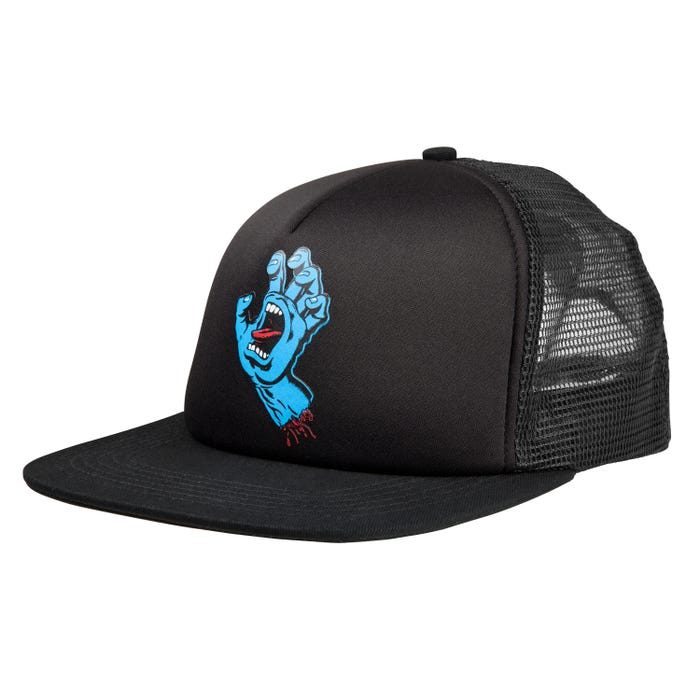 Santa Cruz Classic Hand Mesh back Cap-Black/Black | Santa Cruz | Cap
