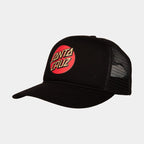 Santa Cruz Classic Dot Meshback Cap-Black/Black | Santa Cruz | Cap - Northshore Newquay - Surf/Skate Shop