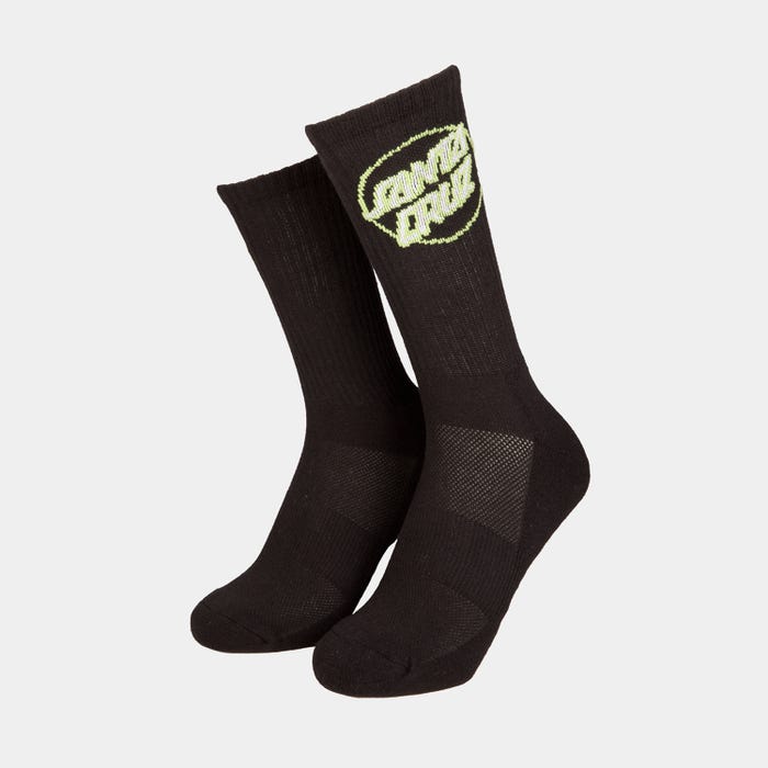 Santa Cruz Partial Dot Socks (2 Pack)-Pacific Blue/Black | Santa Cruz | Sports socks