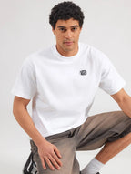 Vans OVAL LOGO LOOSE SS TEE - White | Vans | Mens T-Shirts - Northshore Newquay - Surf/Skate Shop