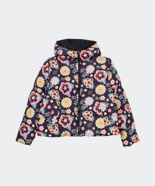 Santa Cruz Free Spirit Repeat Quilted Jacket-All over print UK8 | Santa Cruz | Jacket - Northshore Newquay - Surf/Skate Shop