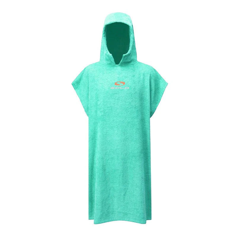 Sola Towelling Changing Poncho - Mint Green | Sola | Changing Robe
