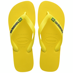 HAVAIANAS BRASIL LOGO COLOURS-Citrus Yellow | Havaianas | flip flop - Northshore Newquay - Surf/Skate Shop
