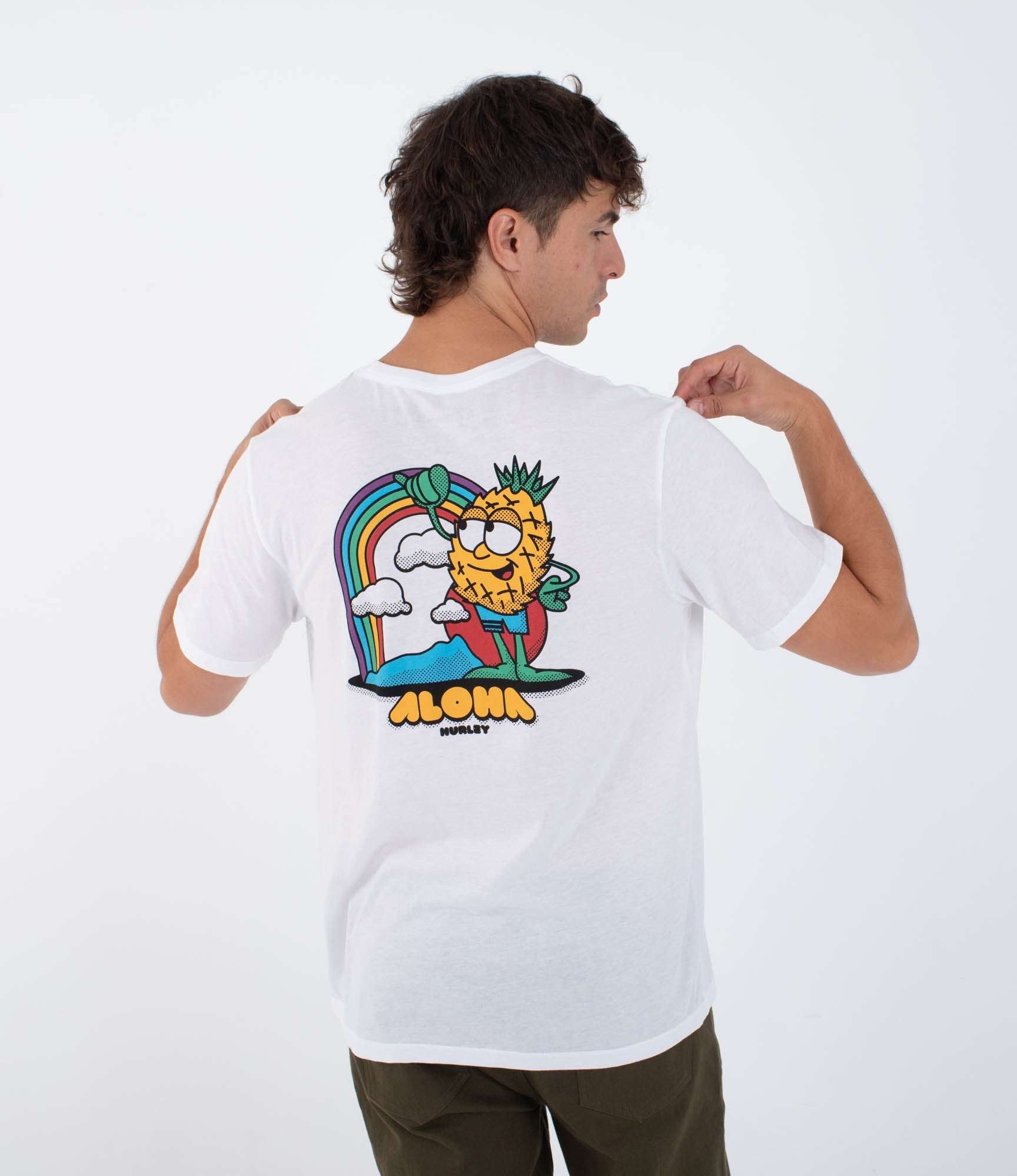 Hurley Alobhrah T-Shirt-White | Hurley | T Shirt - Northshore Newquay - Surf/Skate