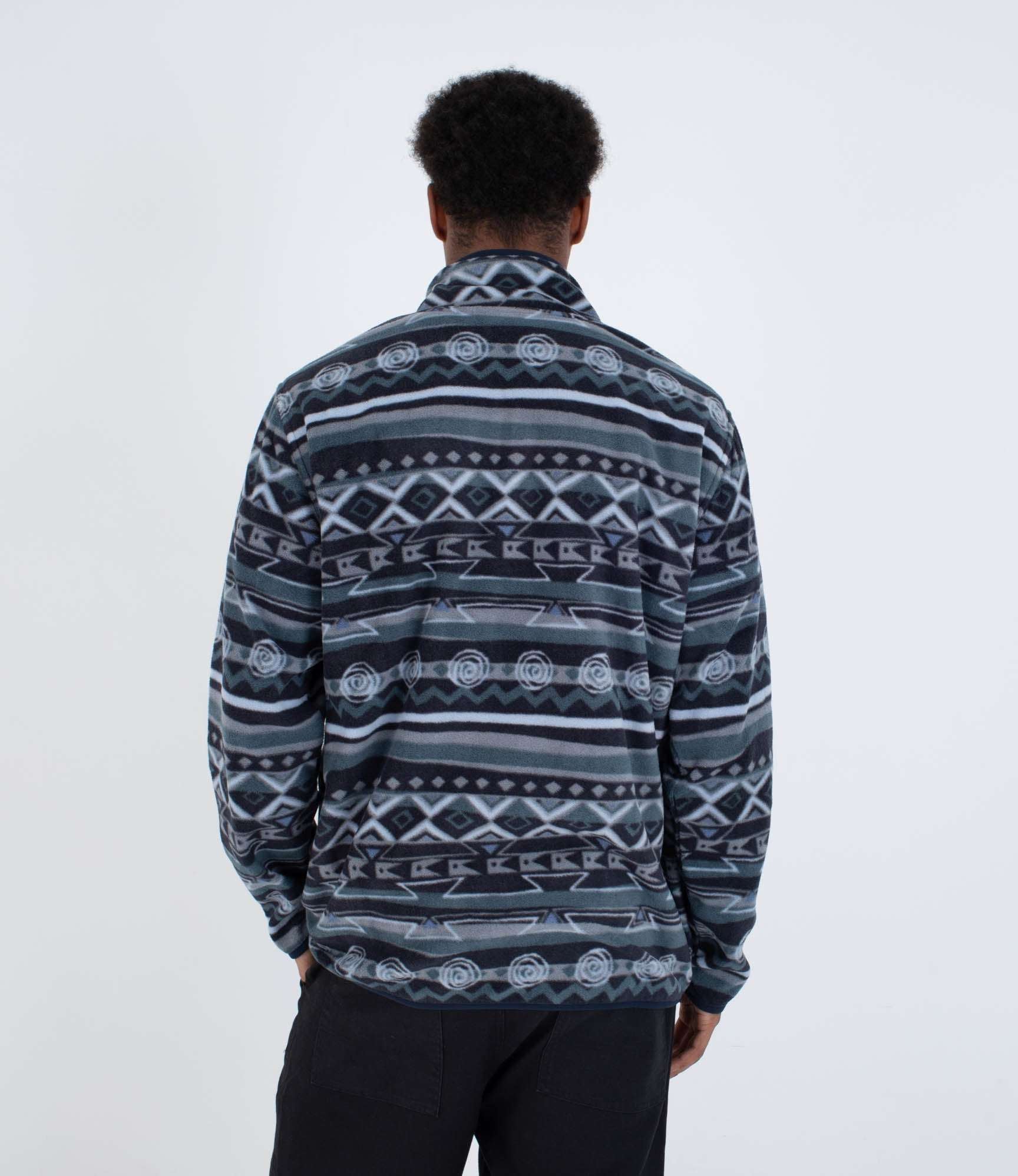 Hurley Mesa Windchill 1/4 Zip fleece-Night Force | Hurley | Fleece - Northshore Newquay - Surf/Skate