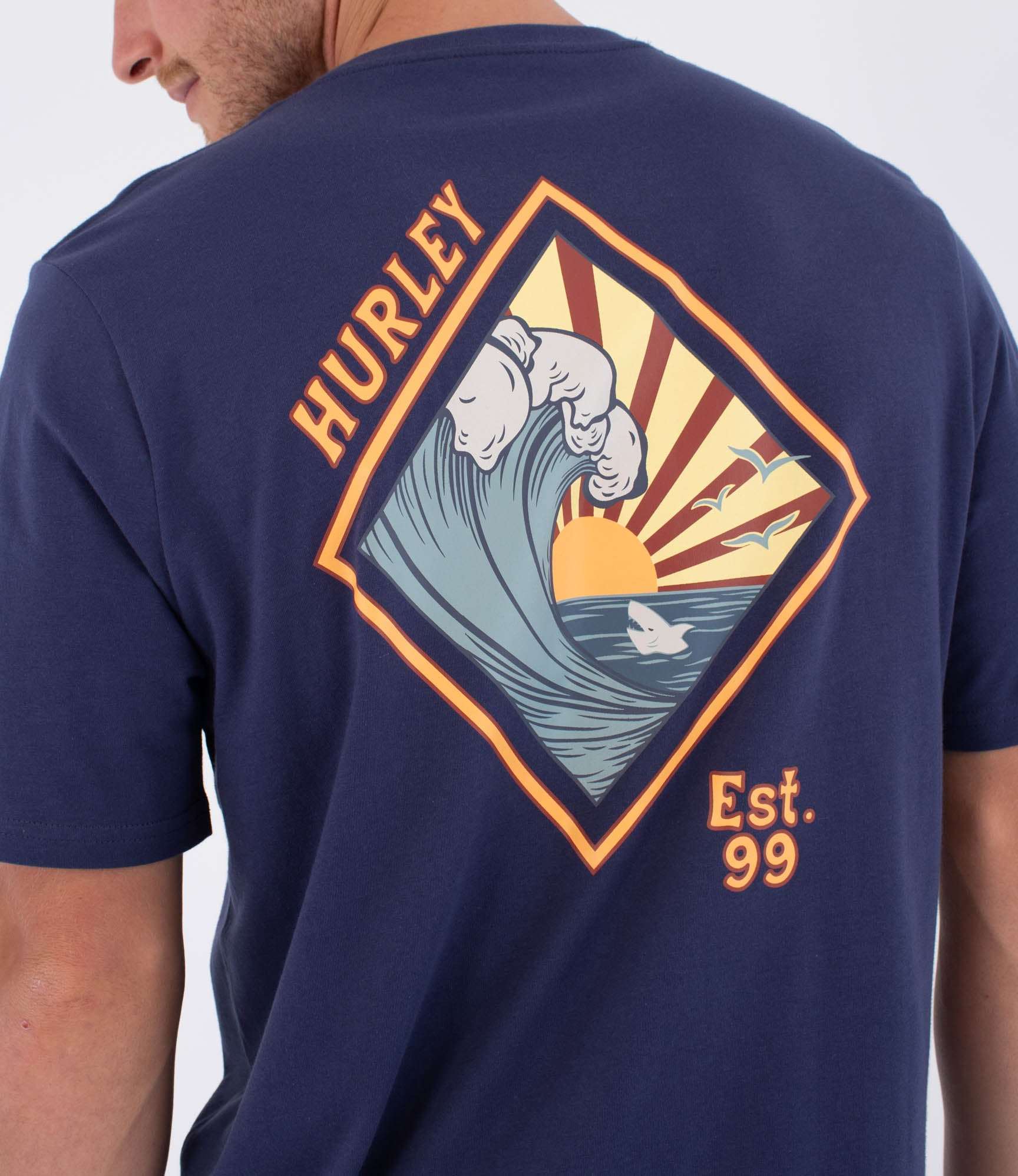 Hurley Disques Printing Press T-Shirt | Hurley | - Northshore Newquay - Surf/Skate Shop