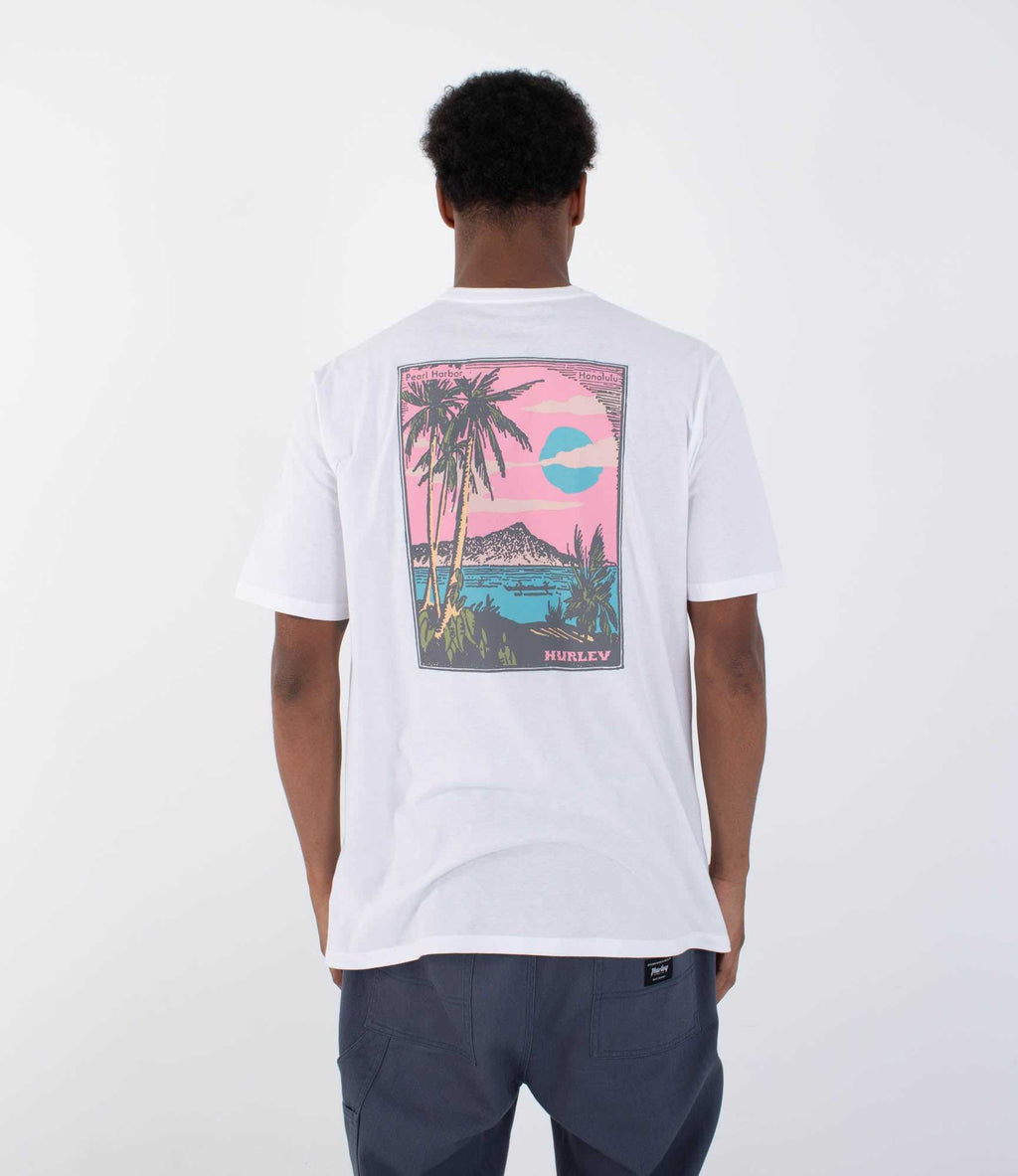 Hurley Harbor T-Shirt-White | Hurley | T Shirt - Northshore Newquay - Surf/Skate