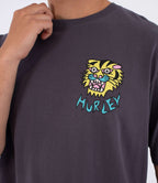 Hurley Etam Tiger T-Shirt-Dark Stone Grey | Hurley | - Northshore Newquay - Surf/Skate Shop