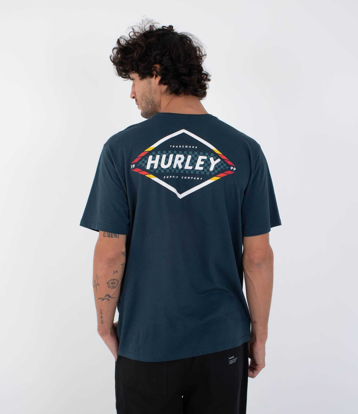 Hurley Velocity T-Shirt-Armored Navy | Hurley | T Shirt - Northshore Newquay - Surf/Skate Shop
