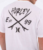 Hurley Evy Printing Press T-Shirt-White | Hurley | - Northshore Newquay - Surf/Skate Shop