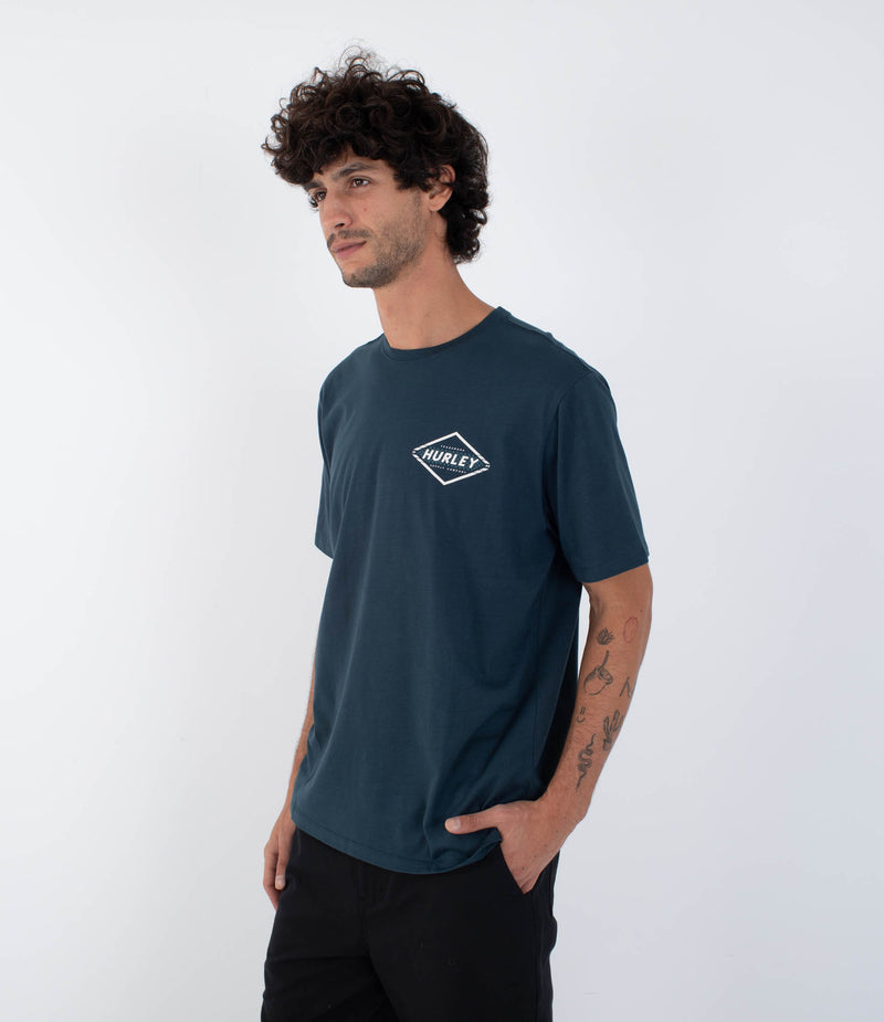 Hurley Velocity T-Shirt-Armored Navy M | Hurley | T Shirt - Northshore Newquay - Surf/Skate Shop