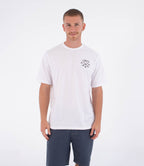 Hurley Evy Printing Press T-Shirt-White | Hurley | - Northshore Newquay - Surf/Skate Shop