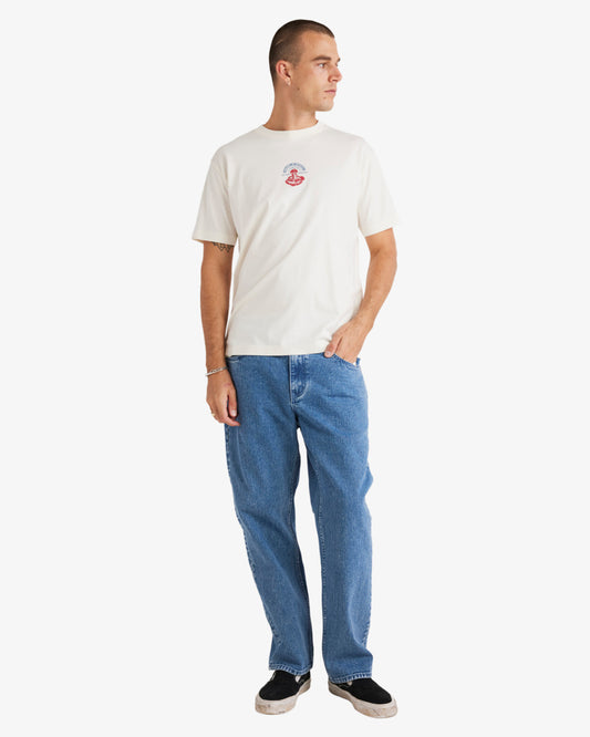 RVCA Men's Charmer Tshirt - Antique White | RVCA | T Shirt