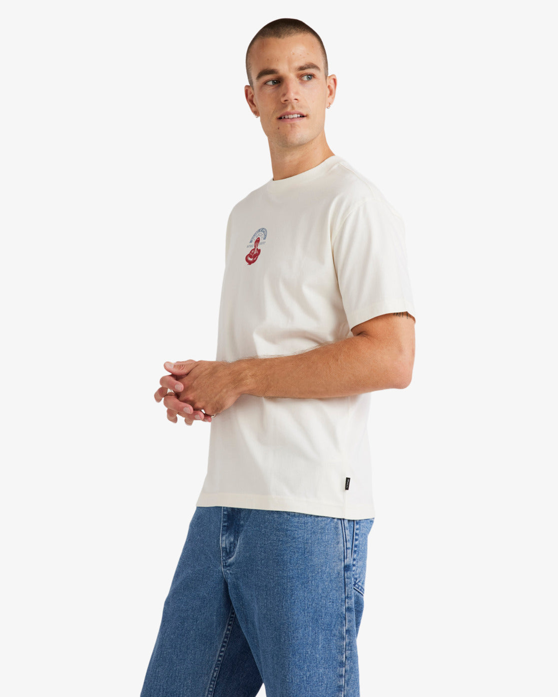RVCA Men's Charmer Tshirt - Antique White | RVCA | T Shirt
