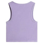 Vans Check Wash Fitted Crop Tank-Purple Haze | Vans | Vest
