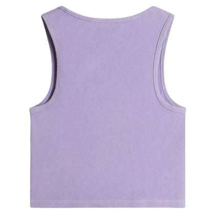 Vans Check Wash Fitted Crop Tank-Purple Haze | Vans | Vest