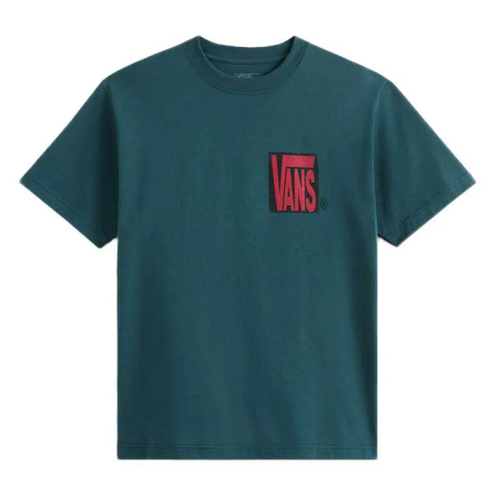 Vans Stretch Stack Crackle S - Mystic Moss | Vans | Mens T-Shirts - Northshore Newquay - Surf/Skate Shop