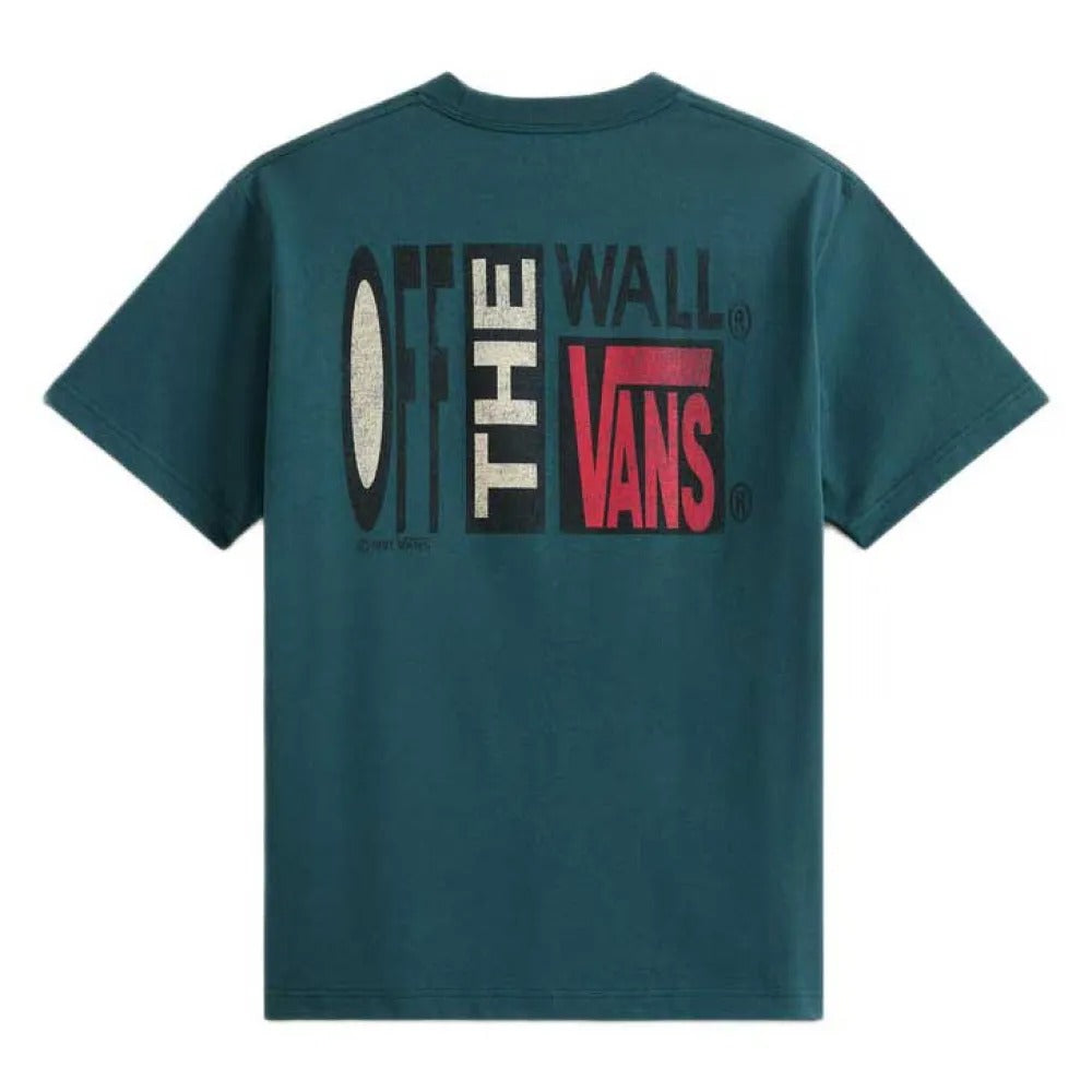 Vans Stretch Stack Crackle S - Mystic Moss | Vans | Mens T-Shirts - Northshore Newquay - Surf/Skate Shop