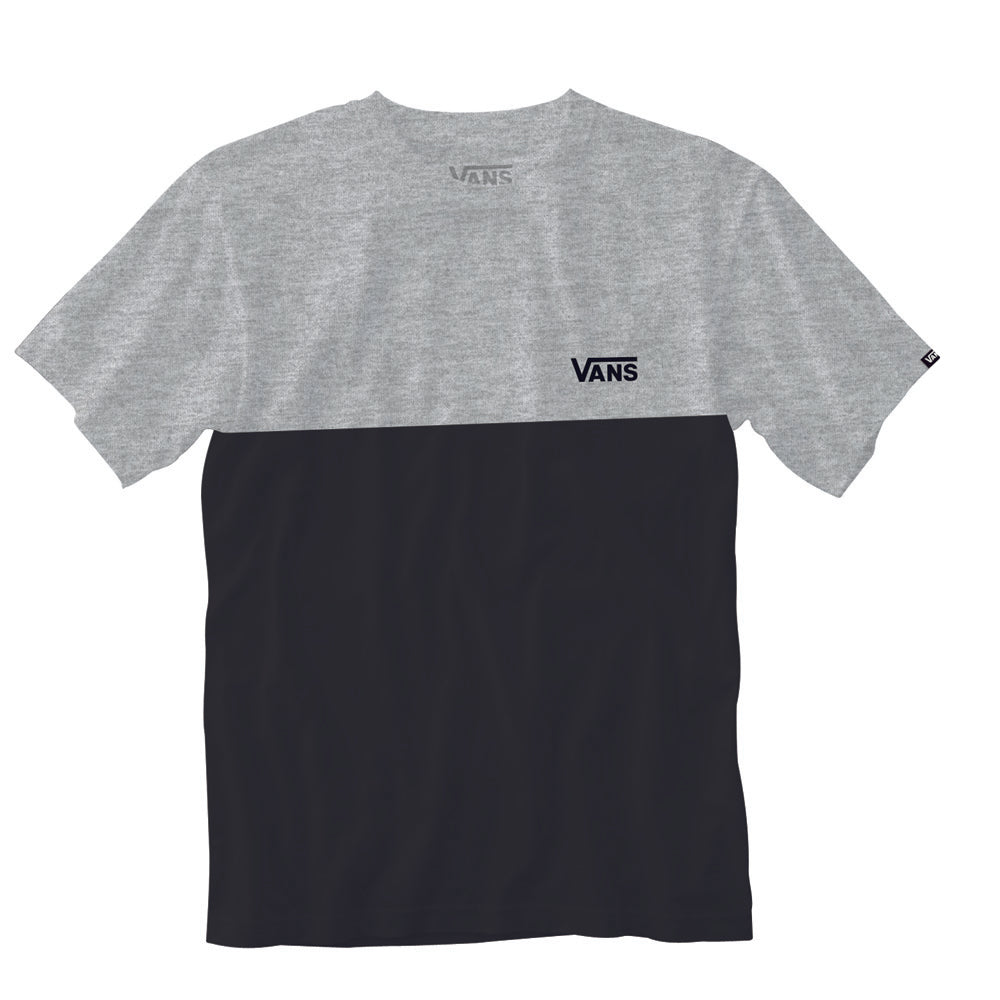 Vans Men's Colourblock T-shirt-Athletic Heather/Black | Vans | - Northshore Newquay - Surf/Skate
