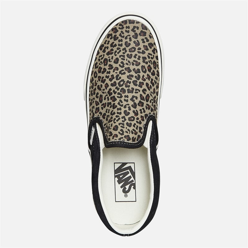Vans Classic Slip-On - Black/Leopard | Vans | Womens Lifestyle Classics FTW - Northshore Newquay - Surf/Skate Shop