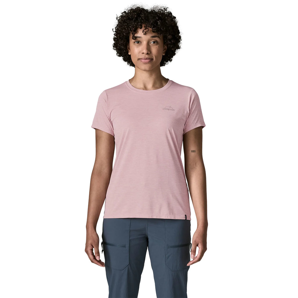 Patagonia Women's Capilene® Cool Daily Shirt -P6 Cosmos-Fizzy Mauve | Patagonia | - Northshore Newquay - Surf/Skate Shop