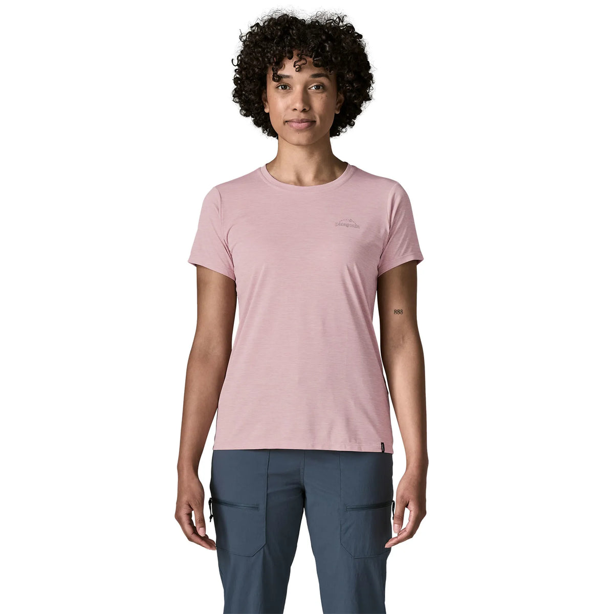 Patagonia Women's Capilene® Cool Daily Shirt -P6 Cosmos-Fizzy Mauve