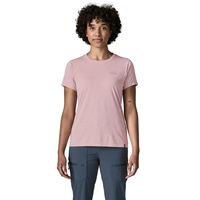 Patagonia Women's Capilene® Cool Daily Shirt -P6 Cosmos-Fizzy Mauve | Patagonia | - Northshore Newquay - Surf/Skate Shop