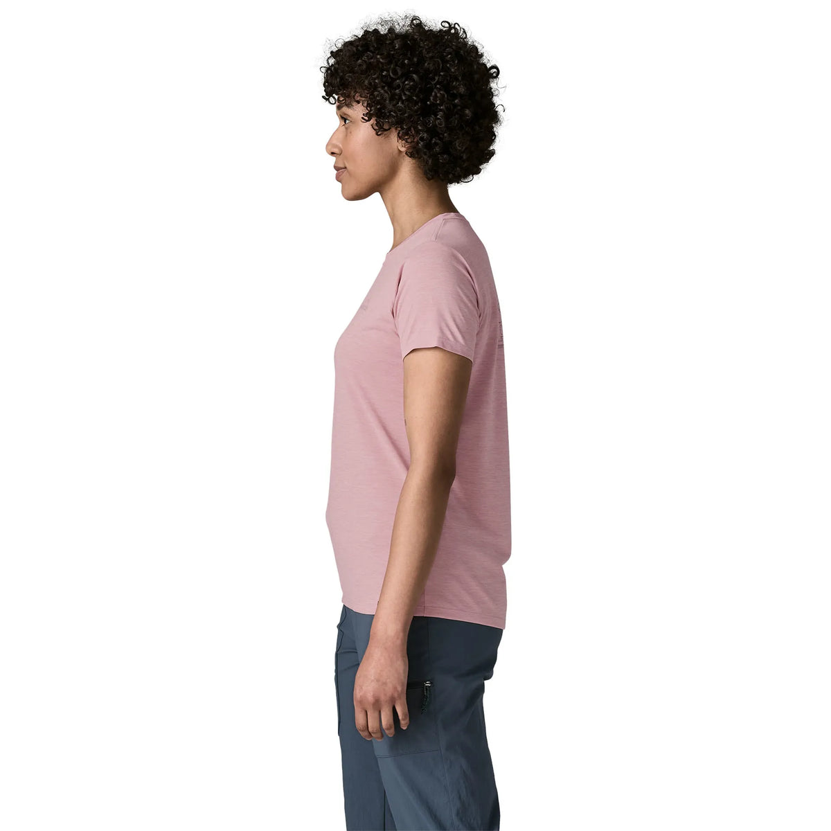 Patagonia Women's Capilene® Cool Daily Shirt -P6 Cosmos-Fizzy Mauve