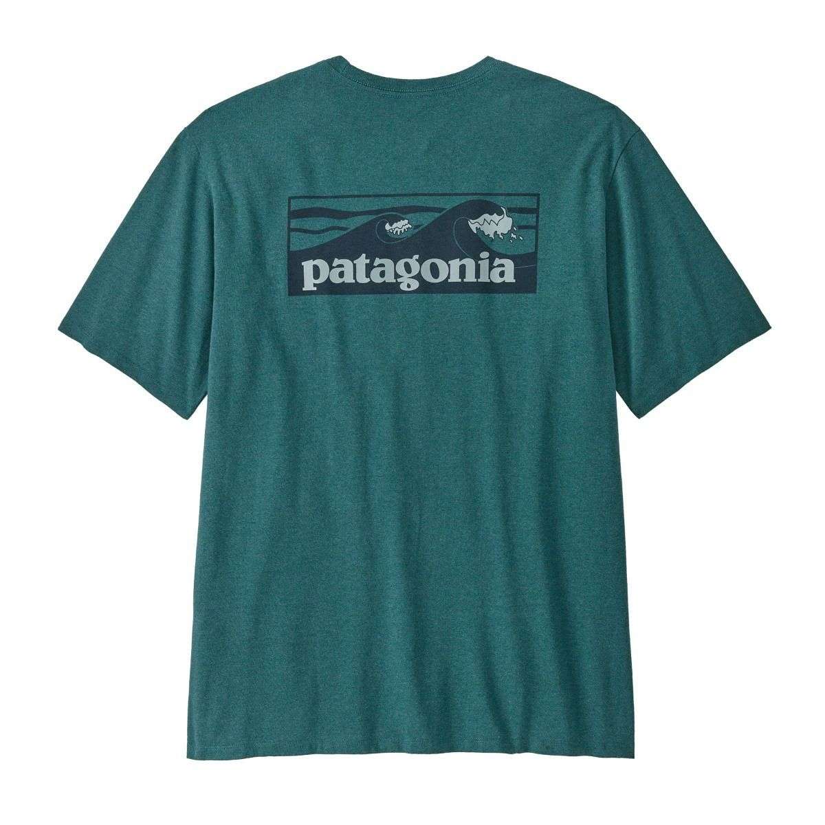Patagonia Men's Boardshort Logo Pocket Responsibili-Tee®-Wetland Blue | Patagonia |