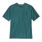 Patagonia Men's Boardshort Logo Pocket Responsibili-Tee®-Wetland Blue | Patagonia |