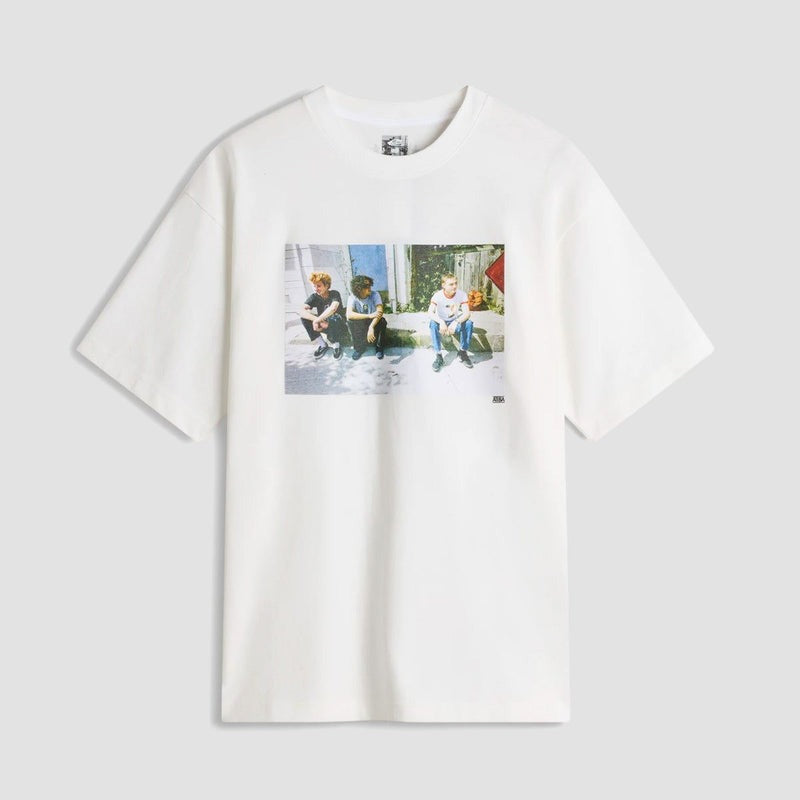 Vans Skate Atiba Haze Curb T-Shirt-White | Vans | T Shirt