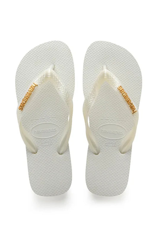 Havaianas Top Logo Metallic-White | Havaianas |